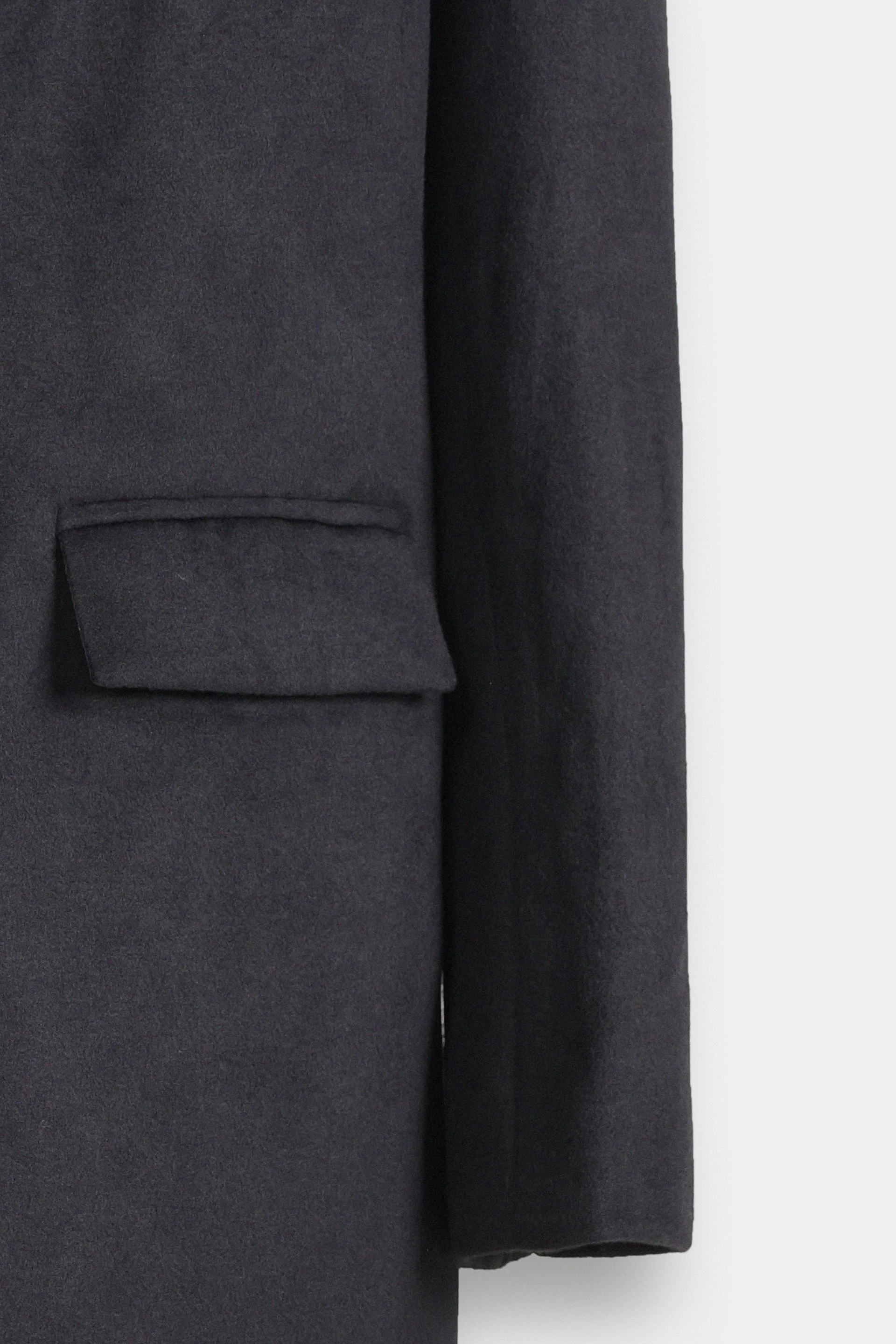 Felt Textured Long Coat