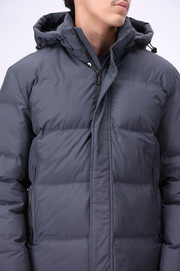 HOODED PUFFER JACKET
