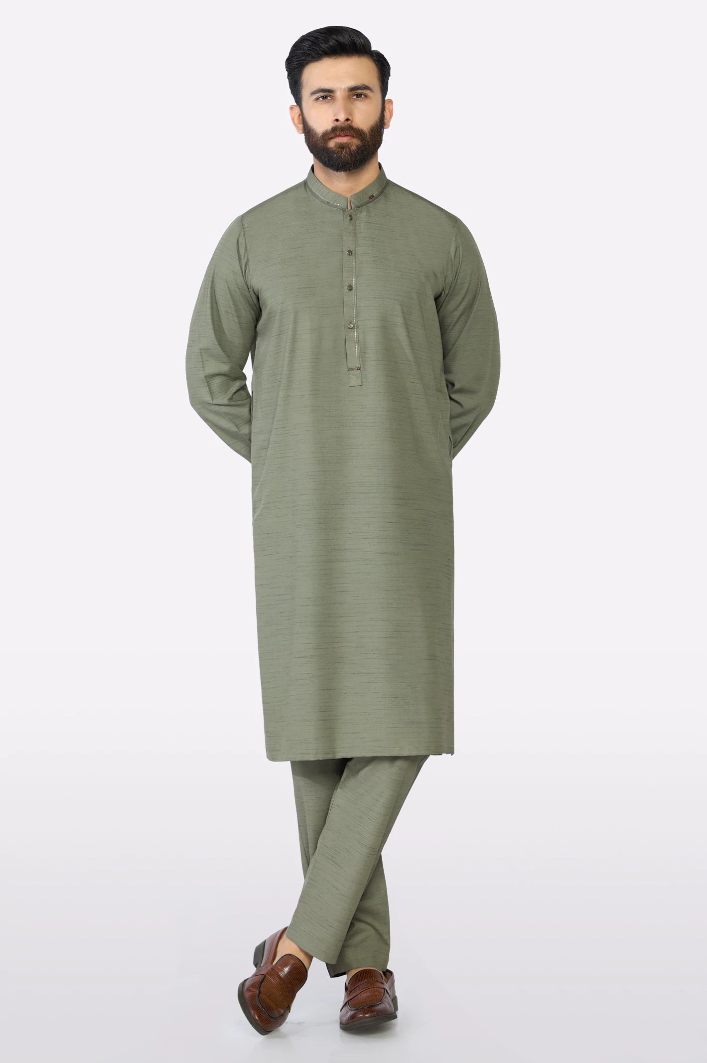 Light Green Wash & Wear Kurta Pajama