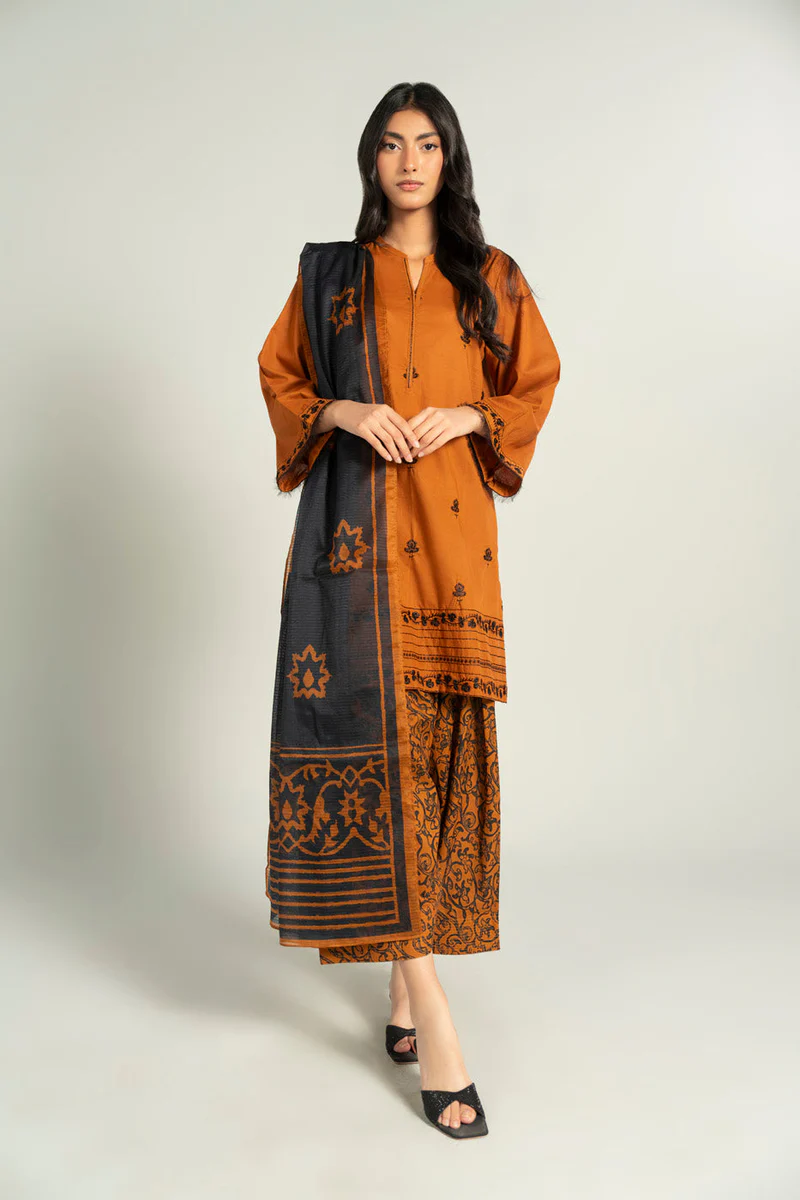 RTW | SHIRT, SHALWAR & DUPATTA CAMBRIC | SOLID