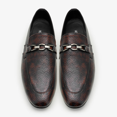 Men's Loafers with Metal Detail