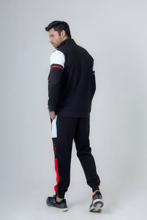 Nextage Black Essential Tracksuit