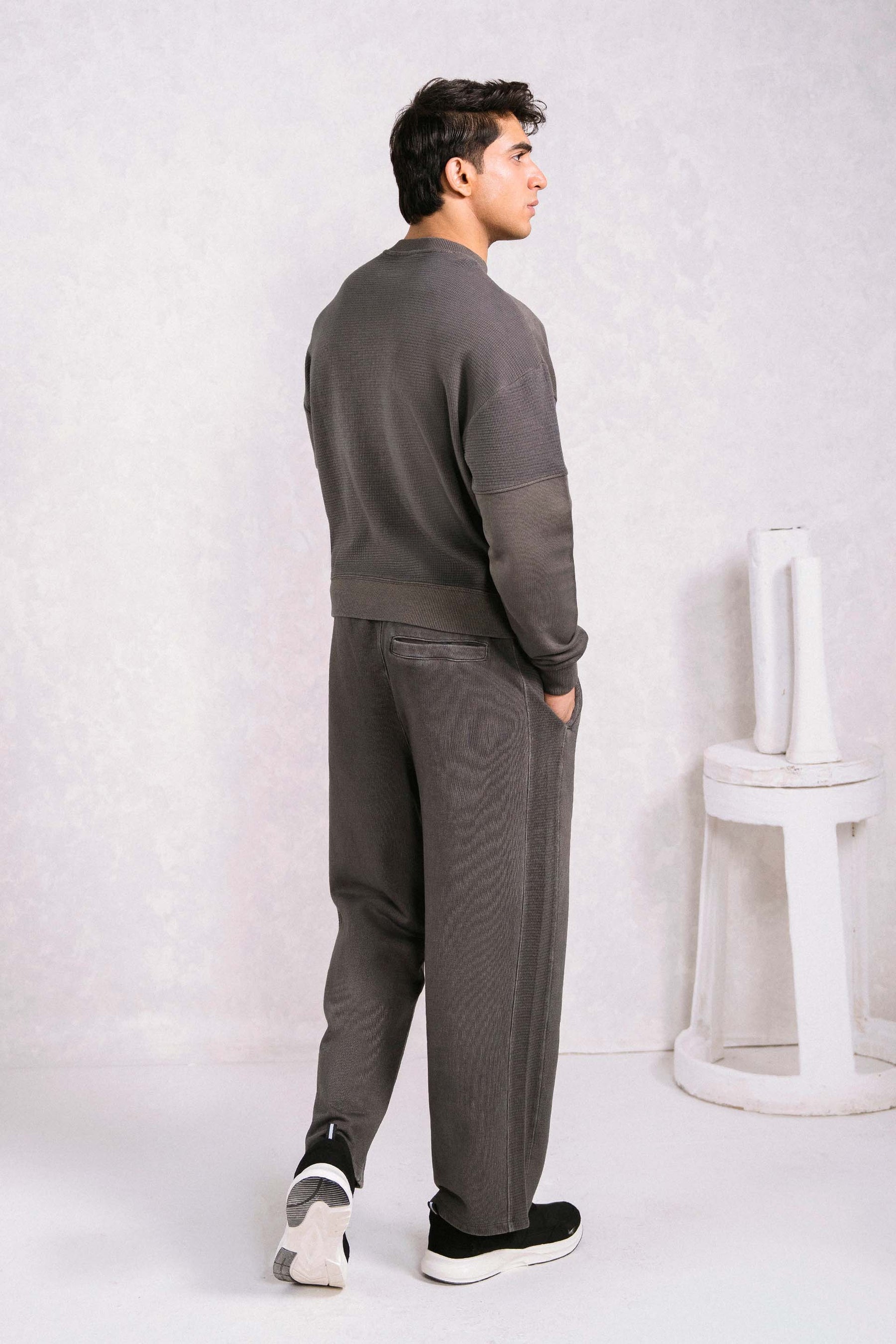 Contrasting Panel Sweatshirt