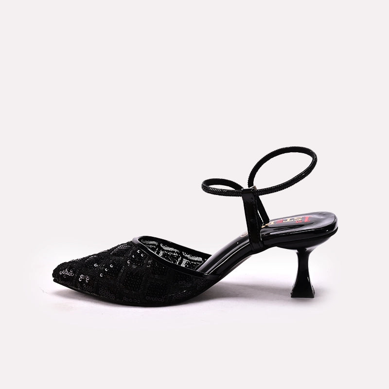 Bridal Court Shoes Black