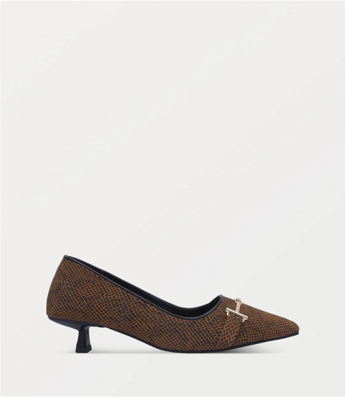 Women Court Shoes-TAN