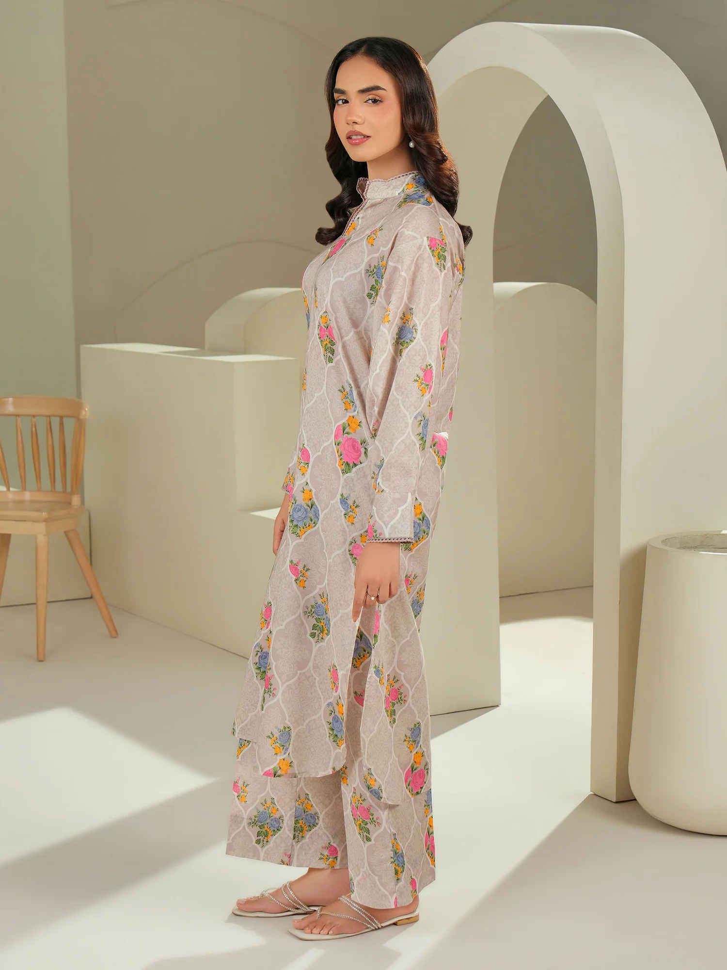 Lawn Shirt-Printed (Unstitched)