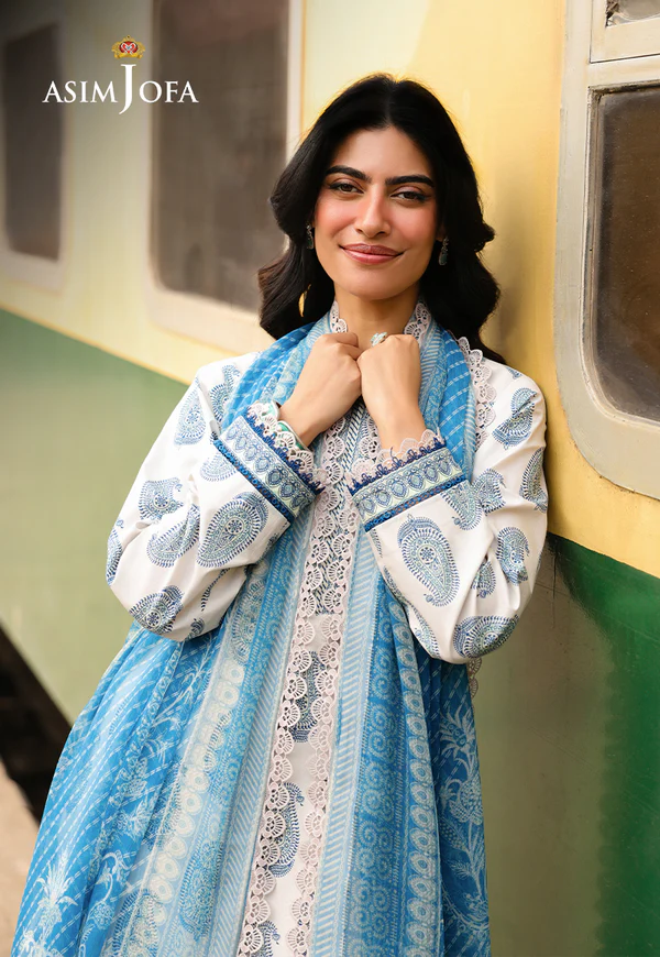 AJUBF-90 DIGITAL PRINTED LAWN 3 PCS