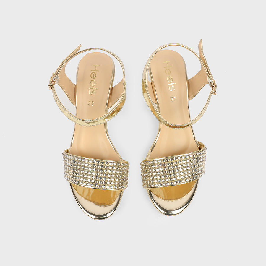 Golden Bridal Sandal