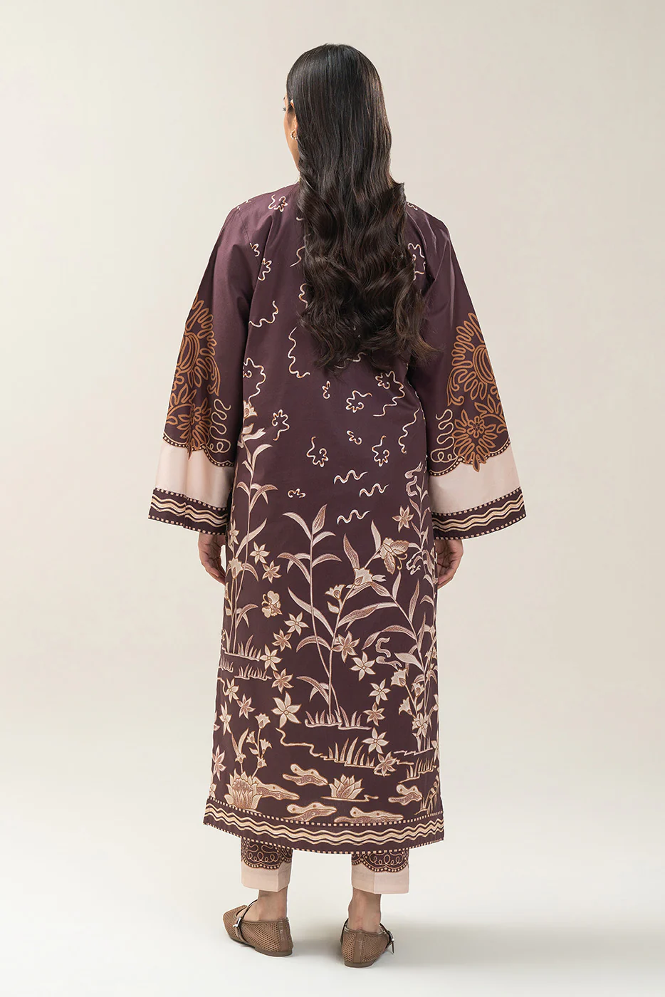 2 PIECE PRINTED COTTON VISCOSE SUIT (PRET)