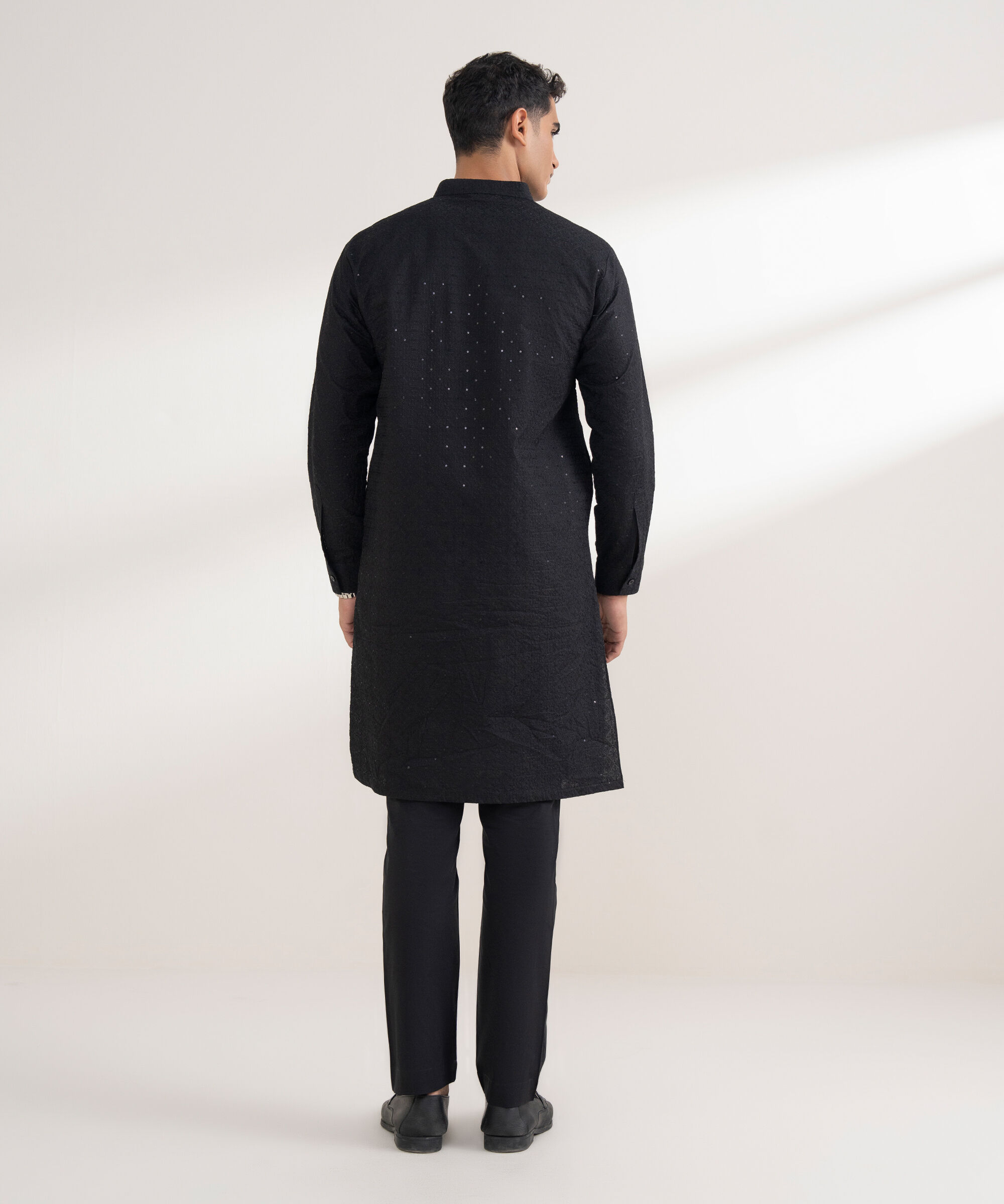 Embroidered Cotton Suit