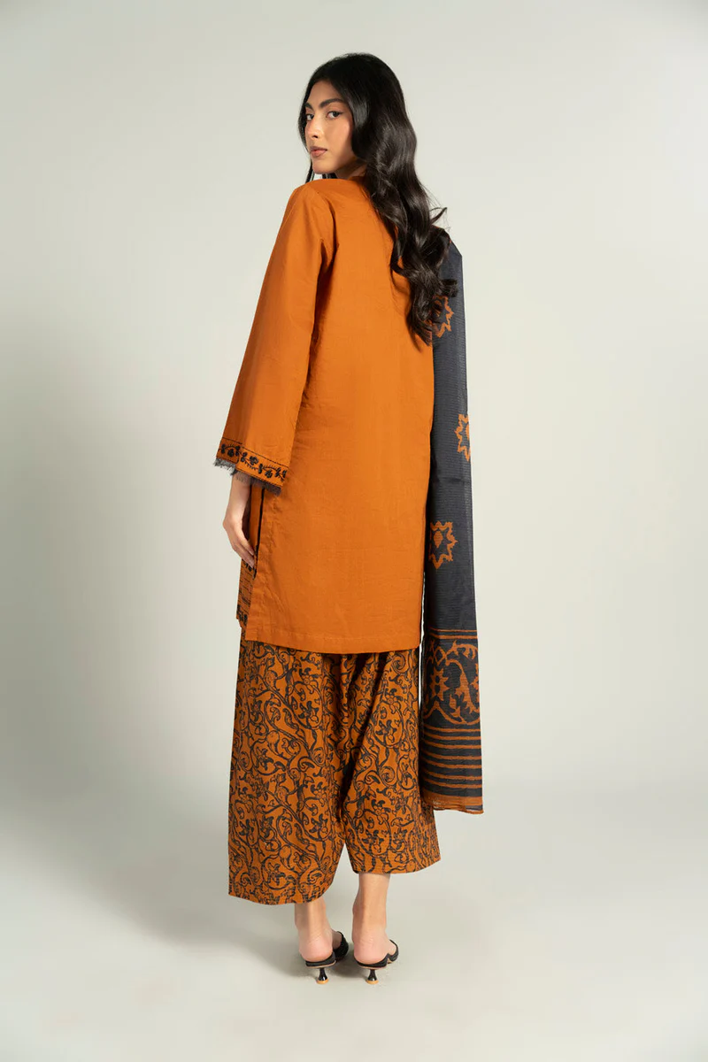 RTW | SHIRT, SHALWAR & DUPATTA CAMBRIC | SOLID