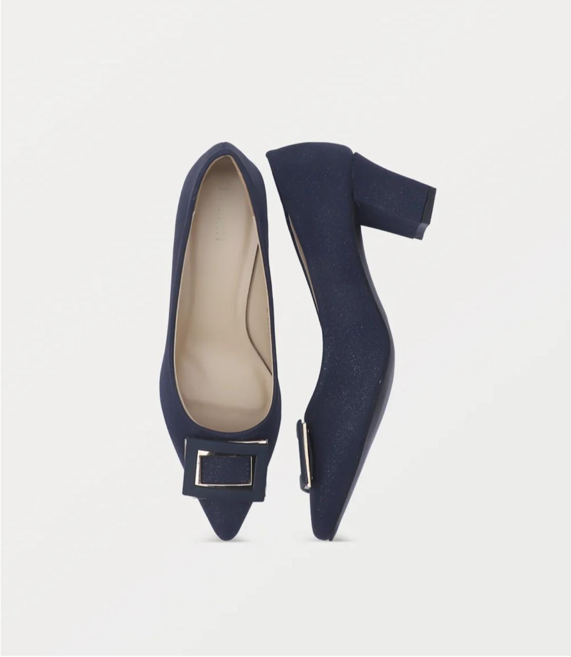 Women Court Shoes-NAVY