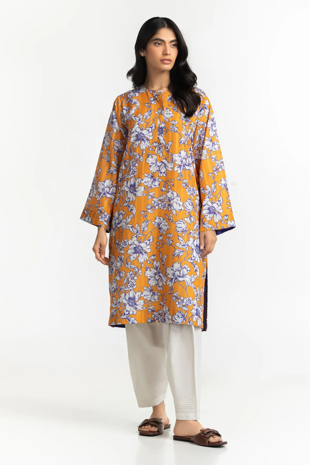 Textured Dobby Printed Shirt