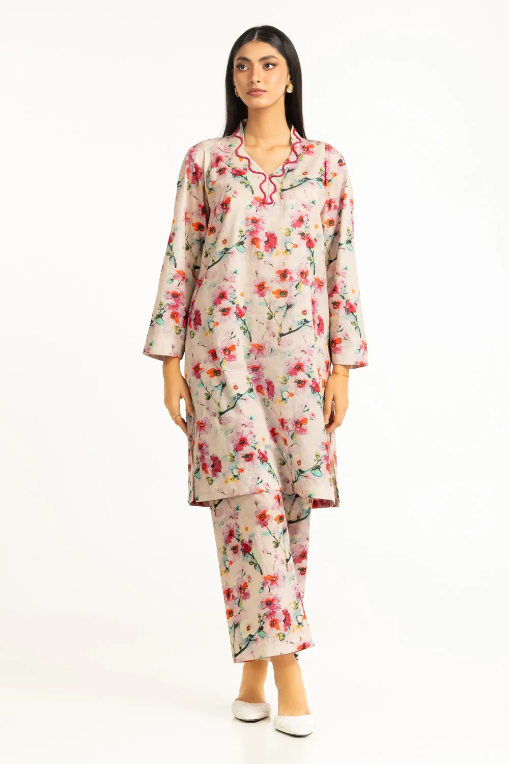 Cambric Printed Co-Ord Set