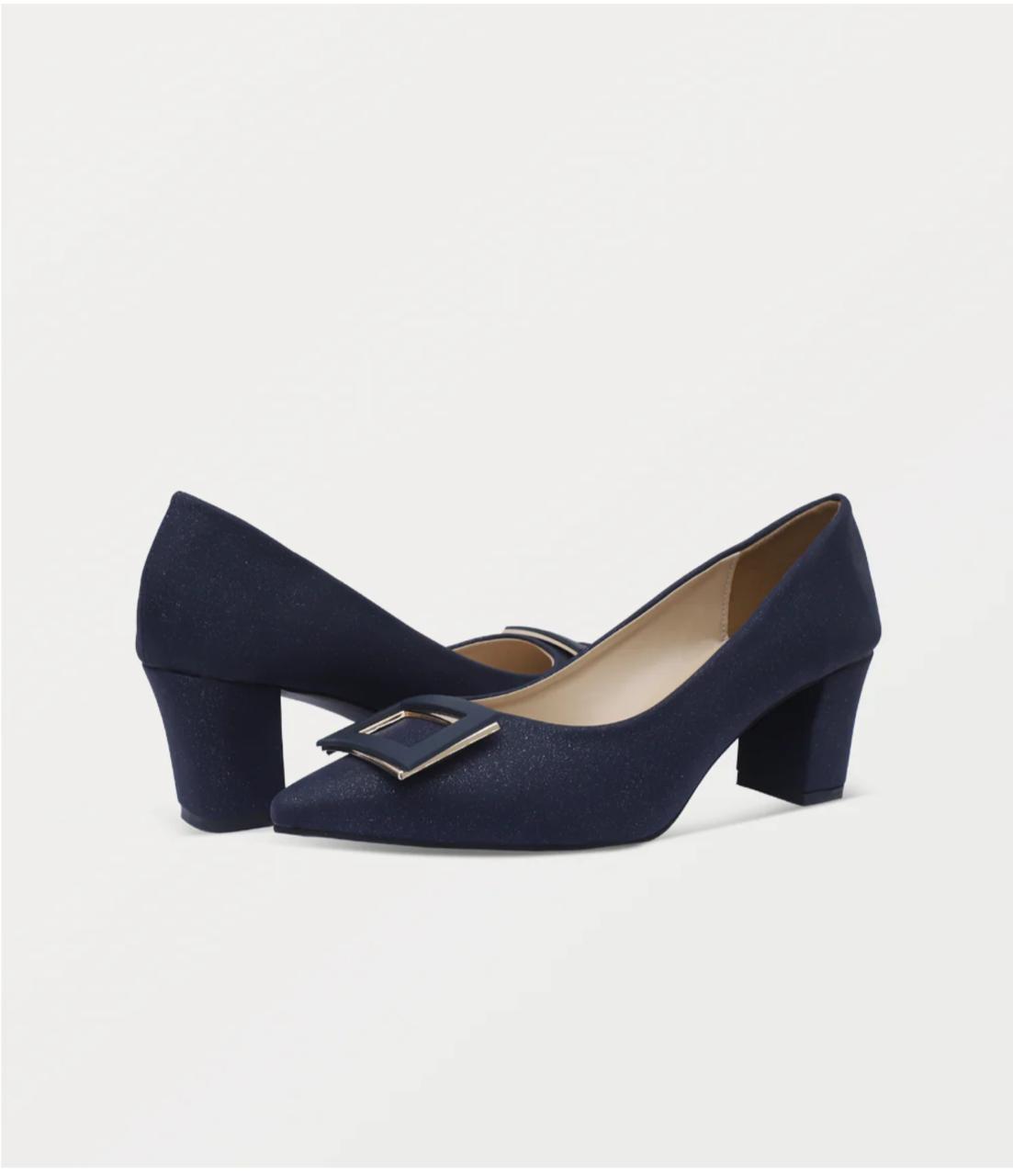 Women Court Shoes-NAVY