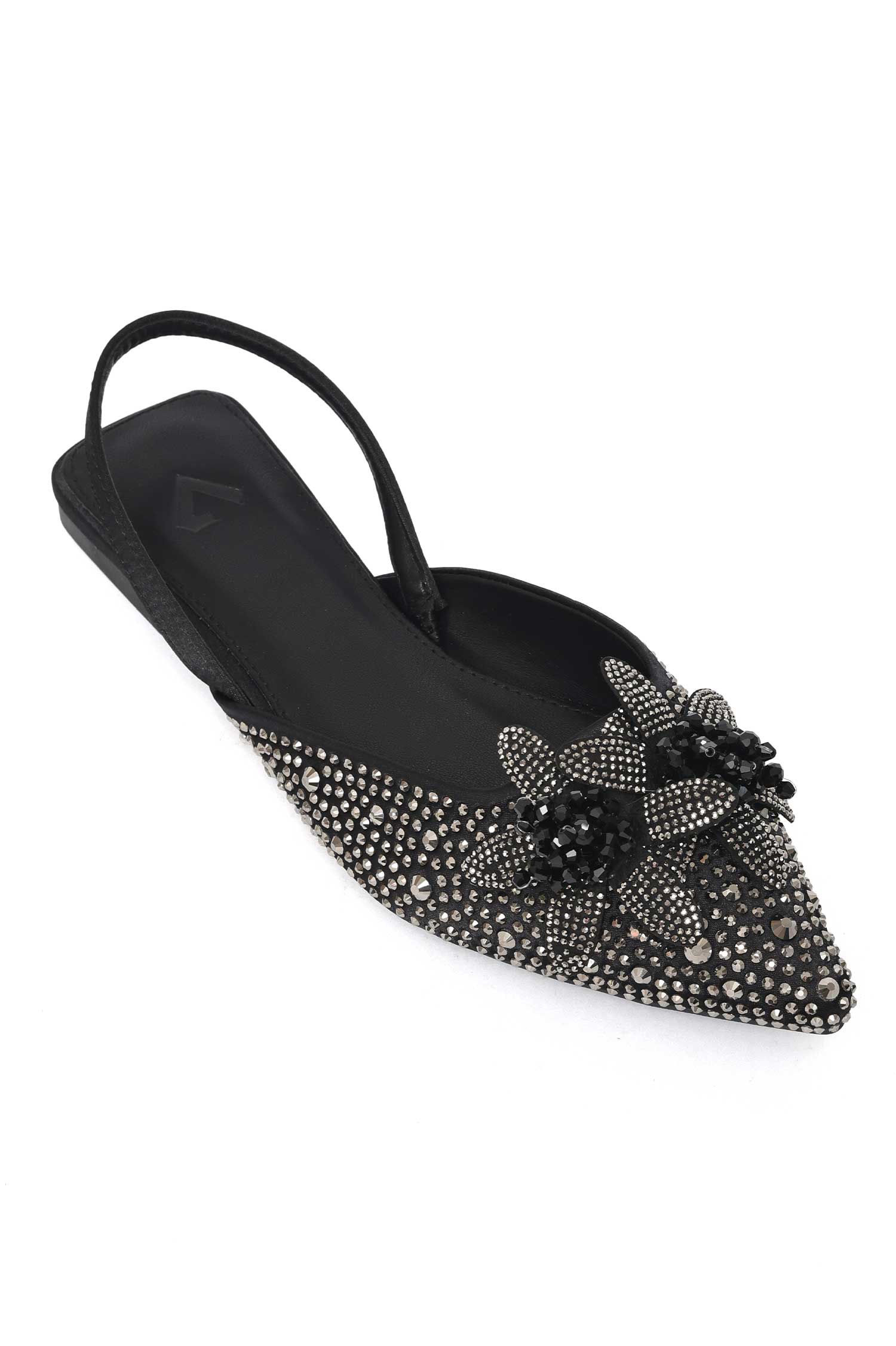 FESTIVE DELICATE SLINGBACK-BLACK