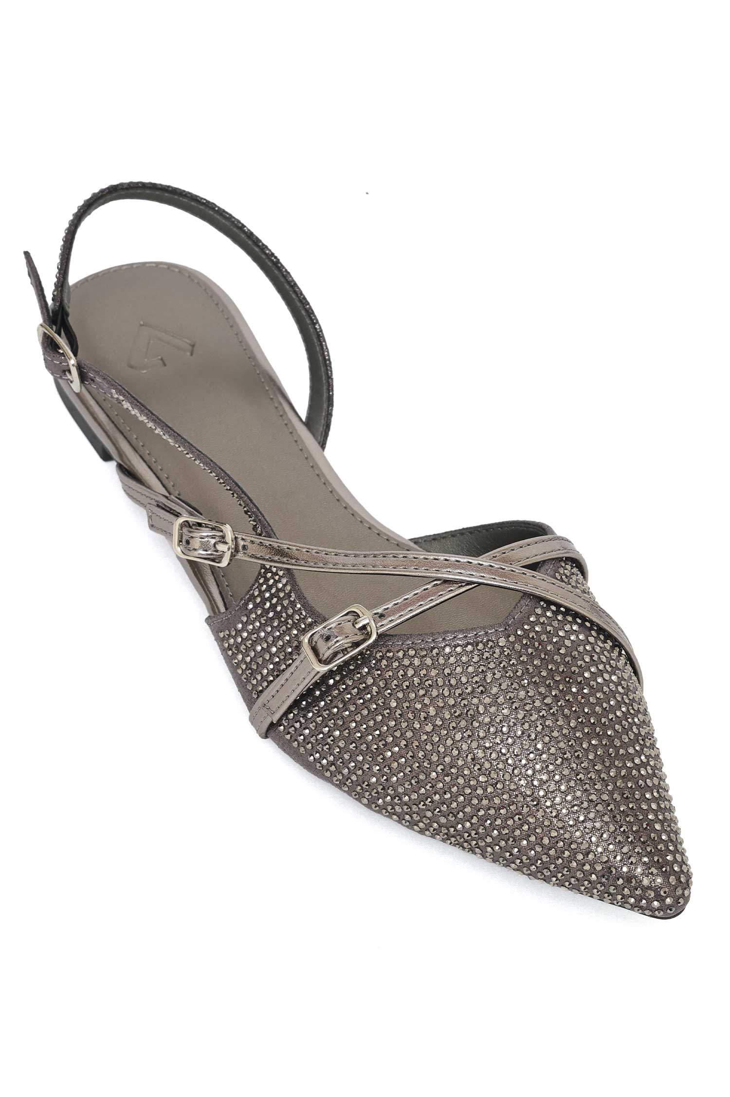TWILIGHT CRYSTAL SLINGBACK-PEWTER