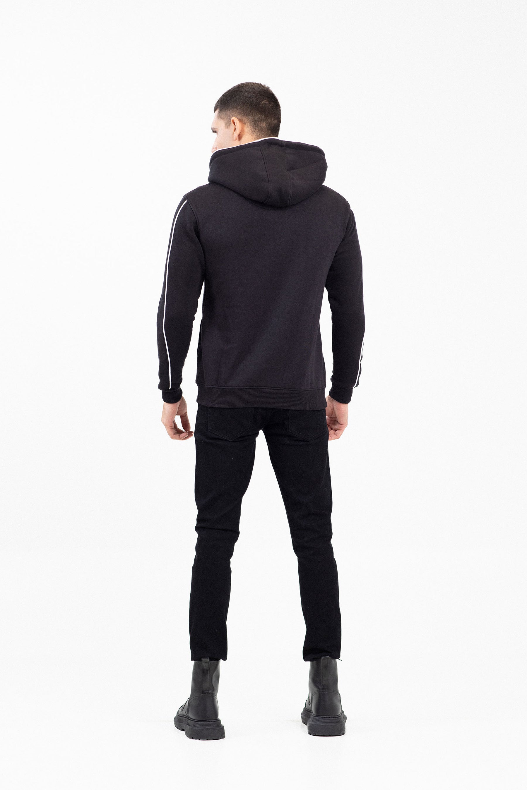 Piping Pullover Hoodie