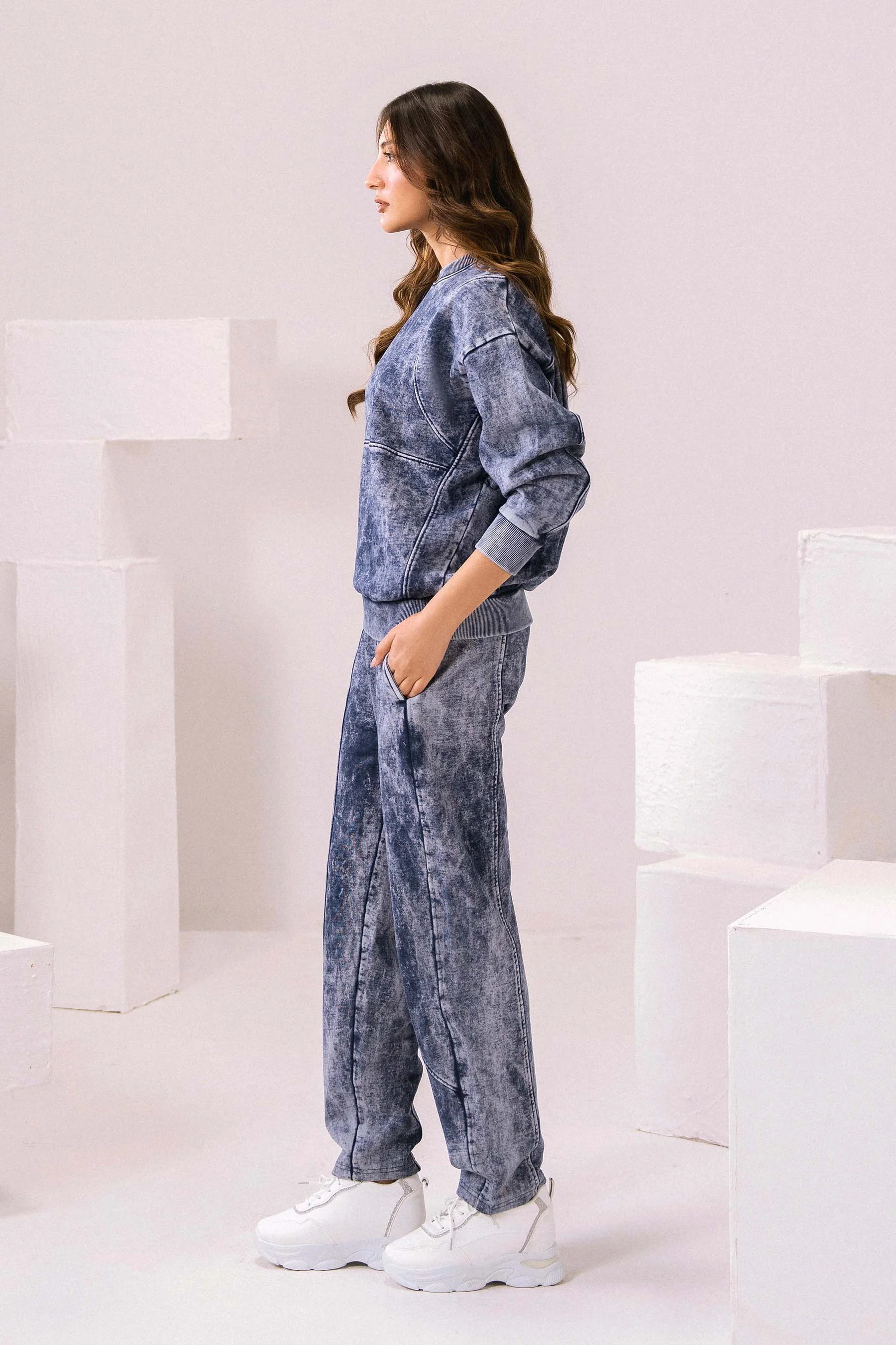 Multi Paneled Sweatshirt