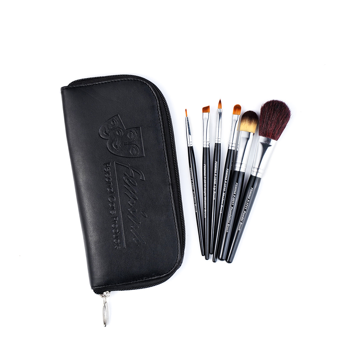 Femina - Makeup Brush Set With Pouch