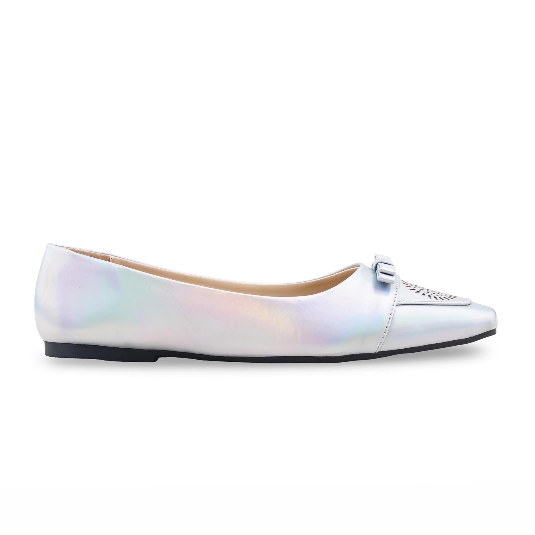 Silver Women Pumps