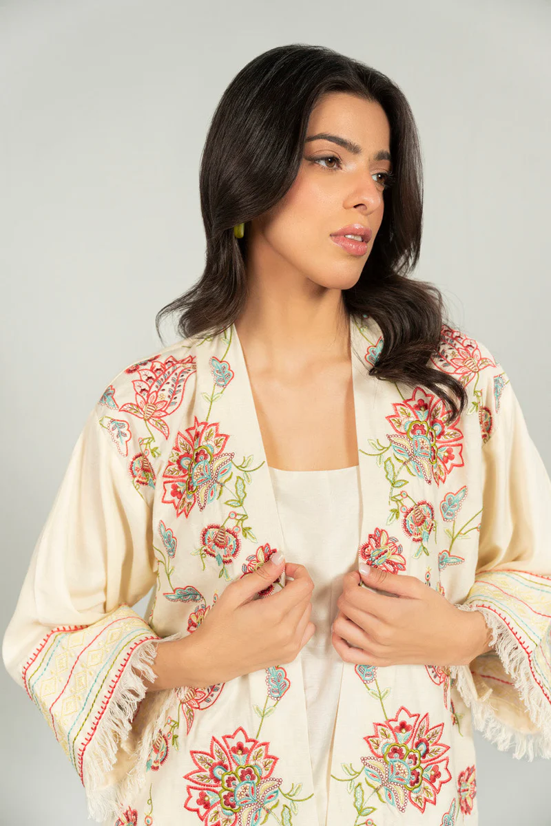 RTW | SHIRT & CULOTTE VISCOSE SLUB | EMBROIDERED