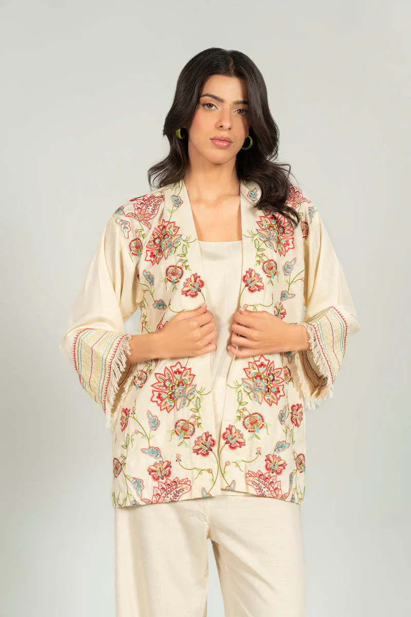 RTW | SHIRT & CULOTTE VISCOSE SLUB | EMBROIDERED