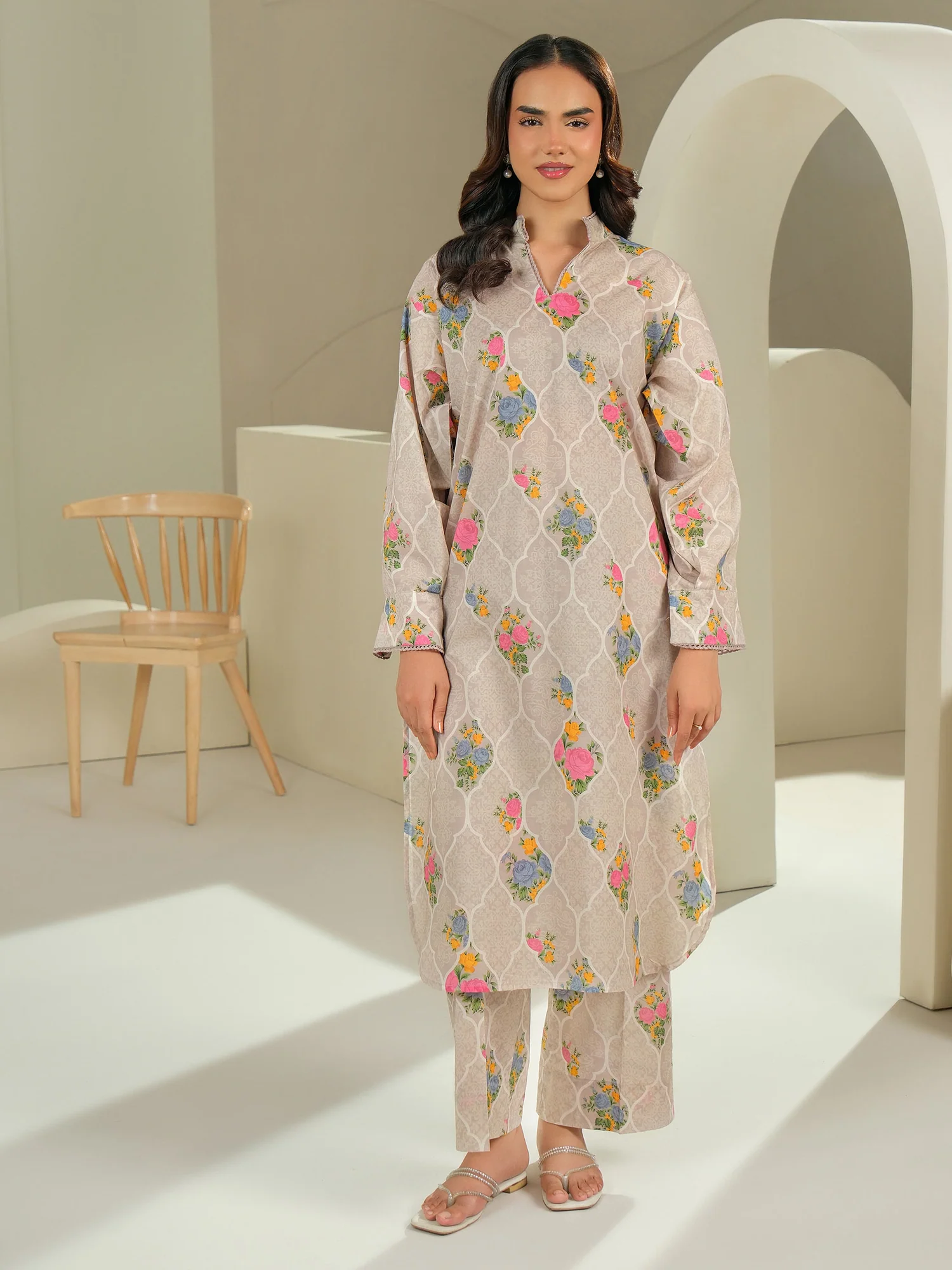 Lawn Shirt-Printed (Unstitched)