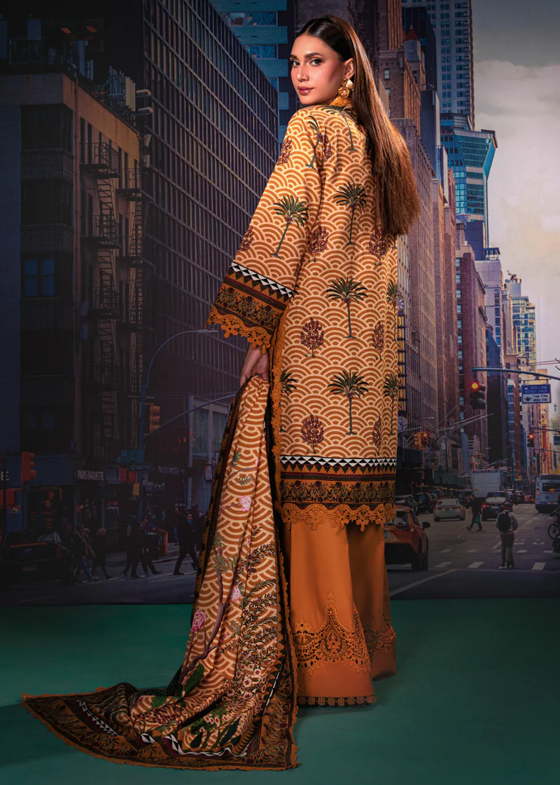 Unstitched Oasis - 3 Pc