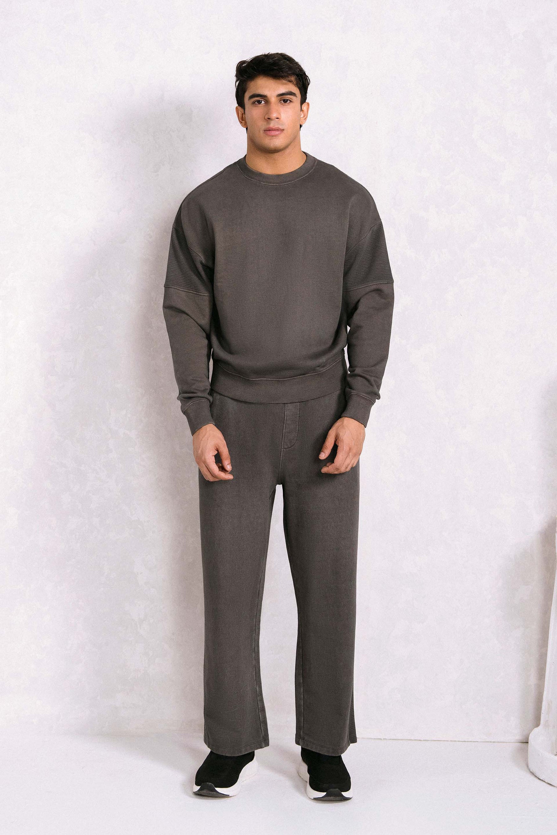 Contrasting Panel Sweatshirt