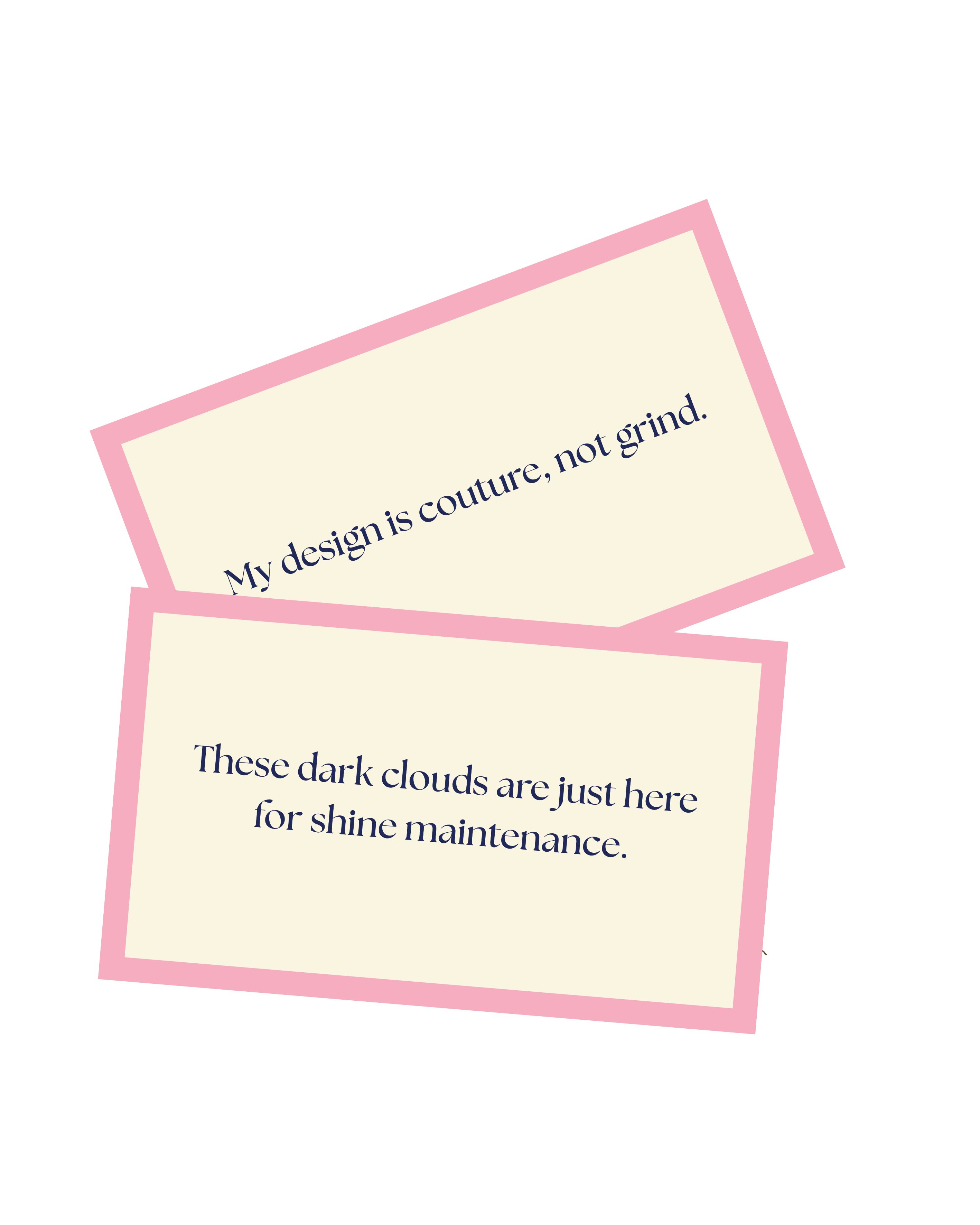 My Healing My Pace - Affirmation cards