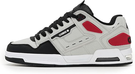 TENIS OSIRIS PERIL Negro/Gris/Rojo