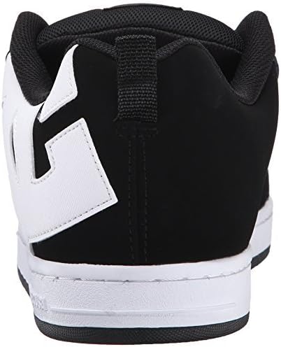Tenis DC Court Graffik Negro Blanco