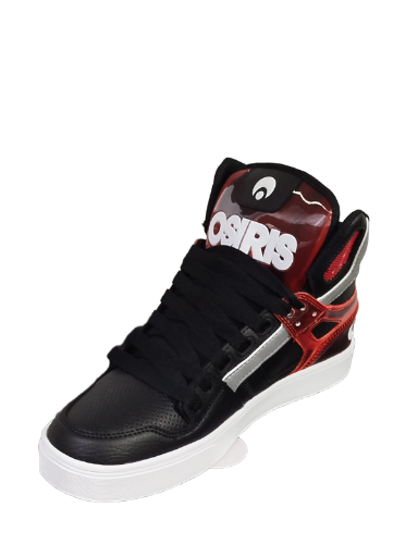 Tenis  OSIRIS BOTA Negro/Rojo/Blanco