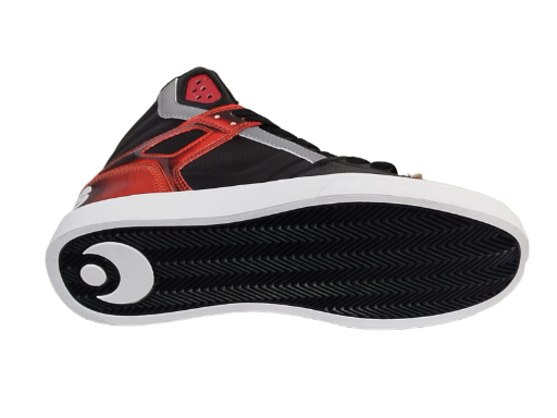 Tenis  OSIRIS BOTA Negro/Rojo/Blanco