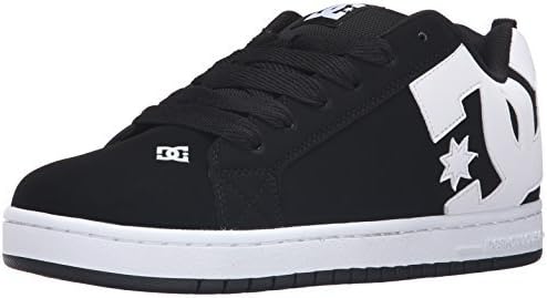 Tenis DC Court Graffik Negro Blanco