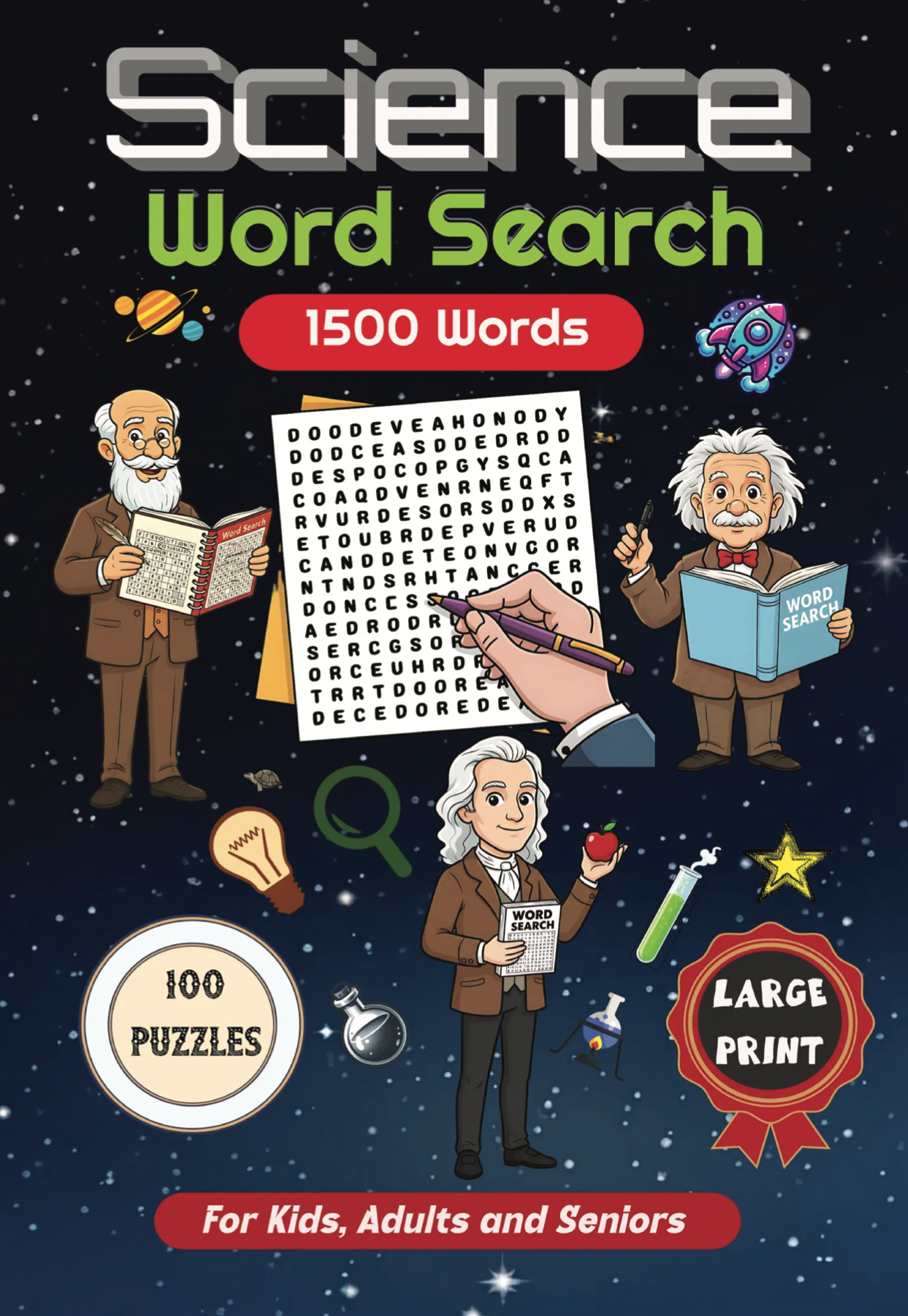 2026 Science Word Search Puzzle Book - Downloadable PDF