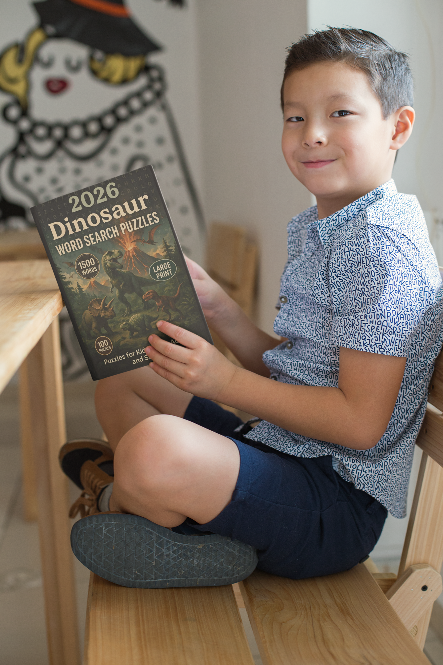 2026 Dinosaur Word Search Puzzle Book - Downloadable PDF