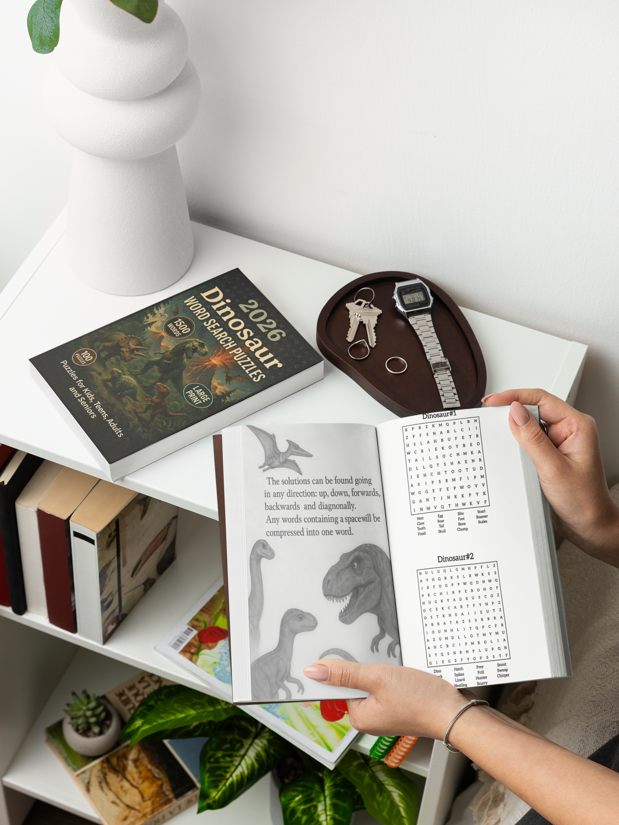 2026 Dinosaur Word Search Puzzle Book - Downloadable PDF
