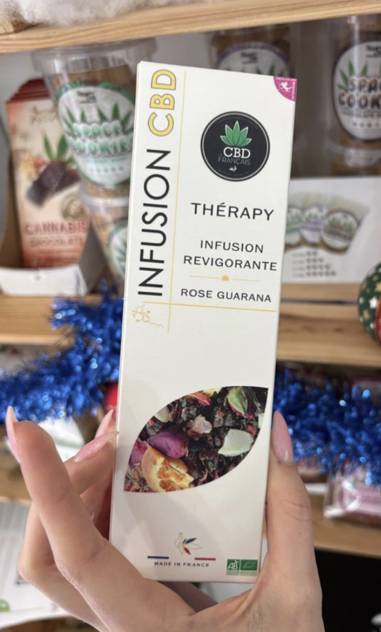 Infusion revigorante : Saveur Rose guarana 