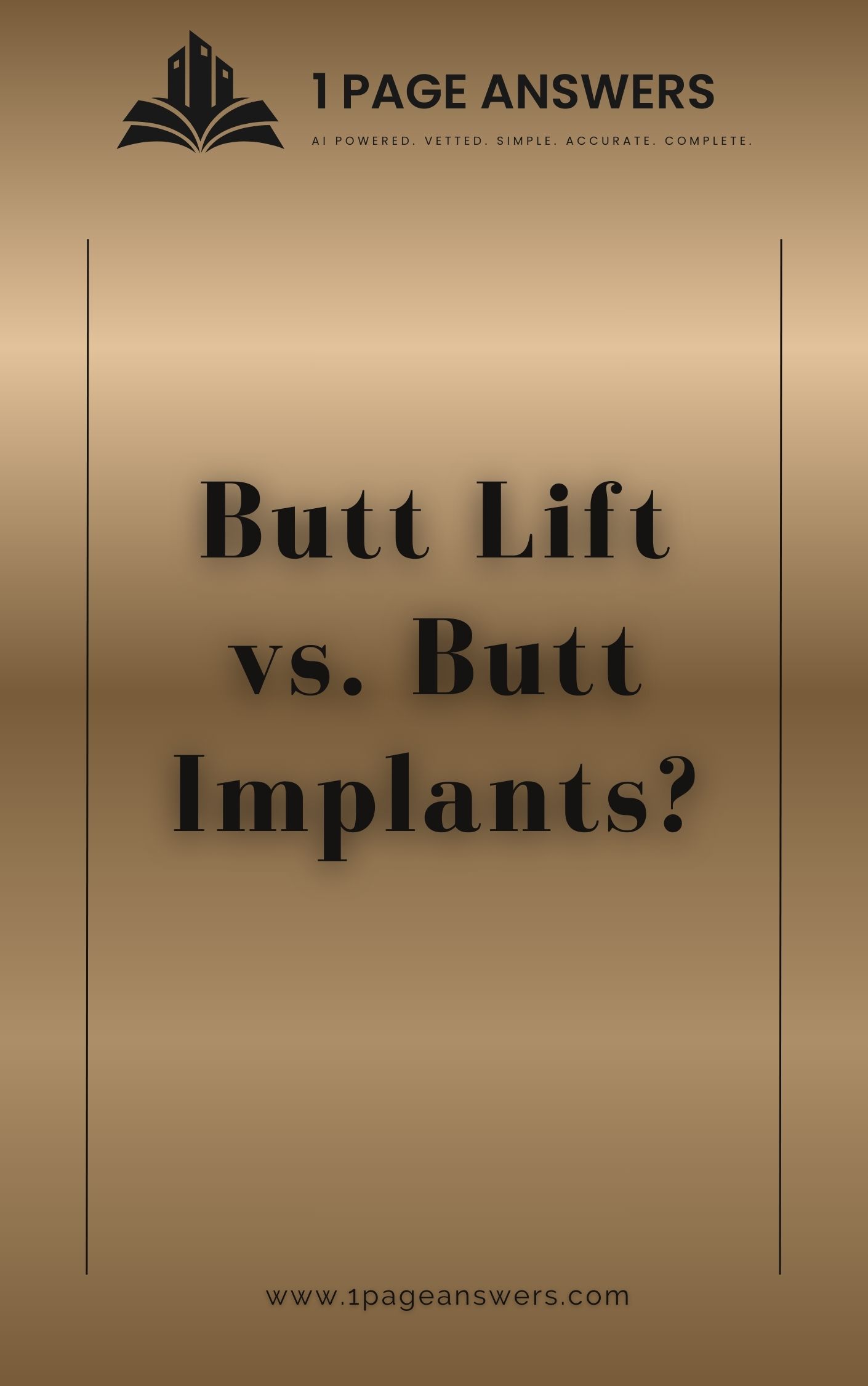 Butt Lift Vs Butt Implants