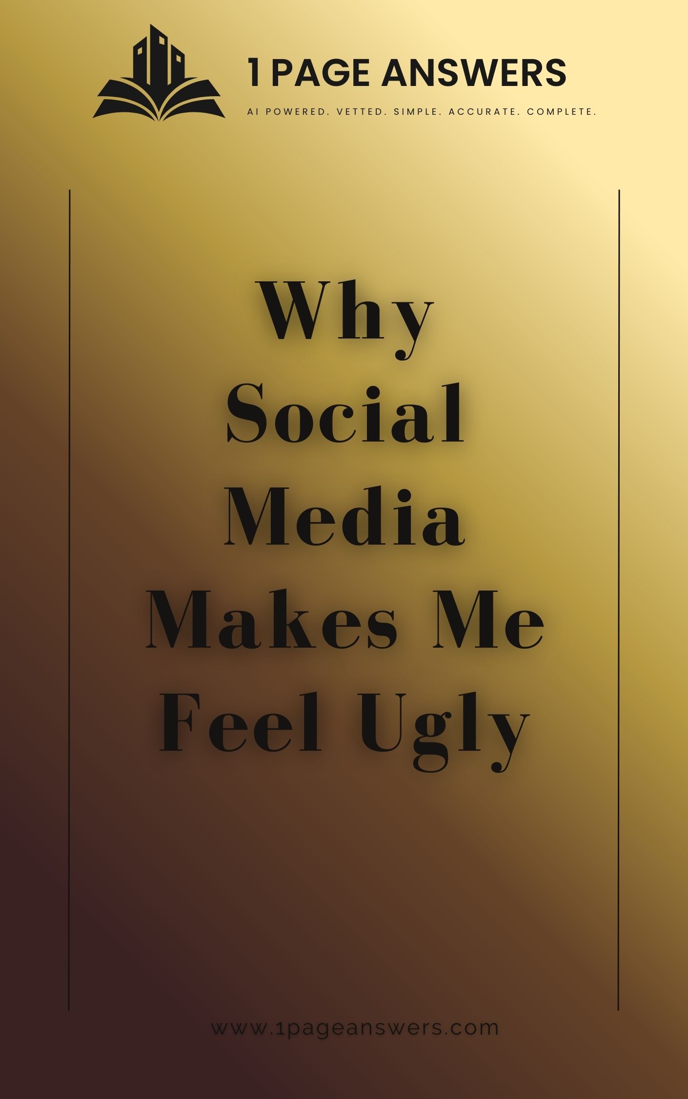 Why Social Media Makes Me Feel Ugly