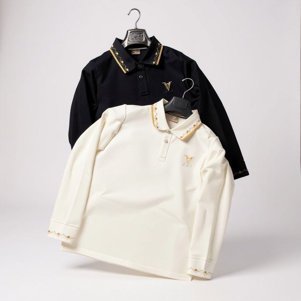 Lüks Polo Yaka Sweatshirt