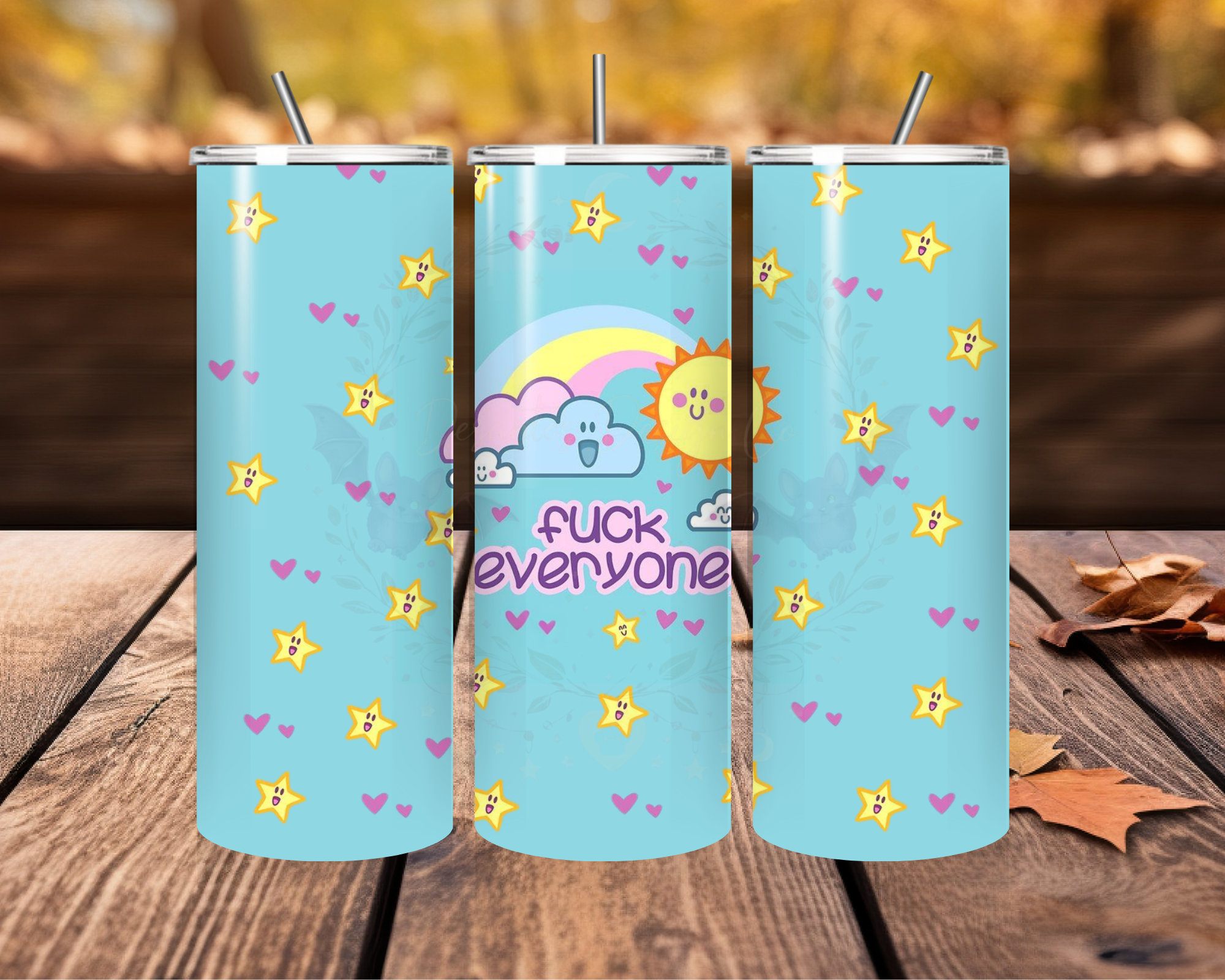 Cheeky Rainbow Stainless Tumbler