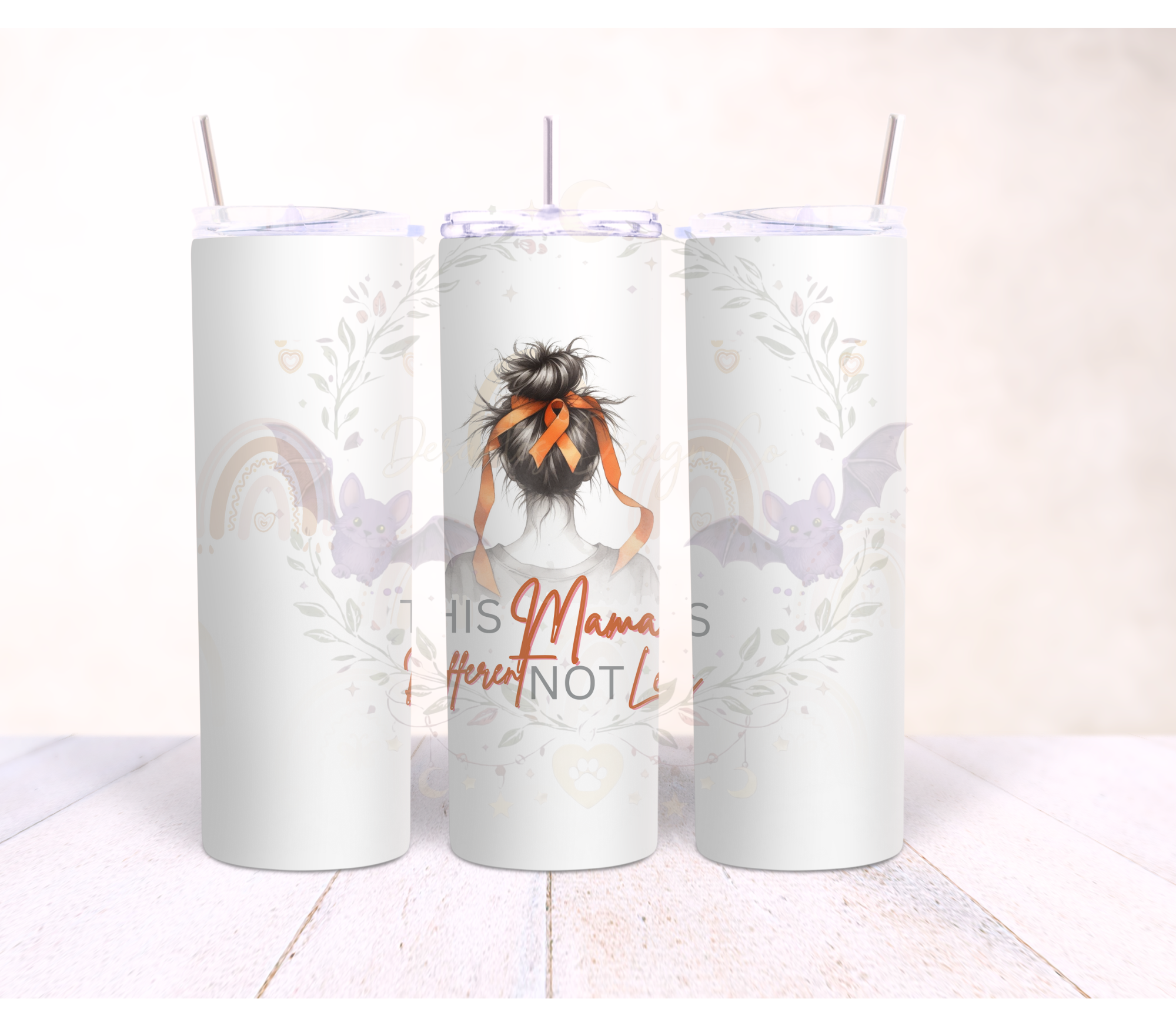 This Mama Is Different Tumbler (White Version)
