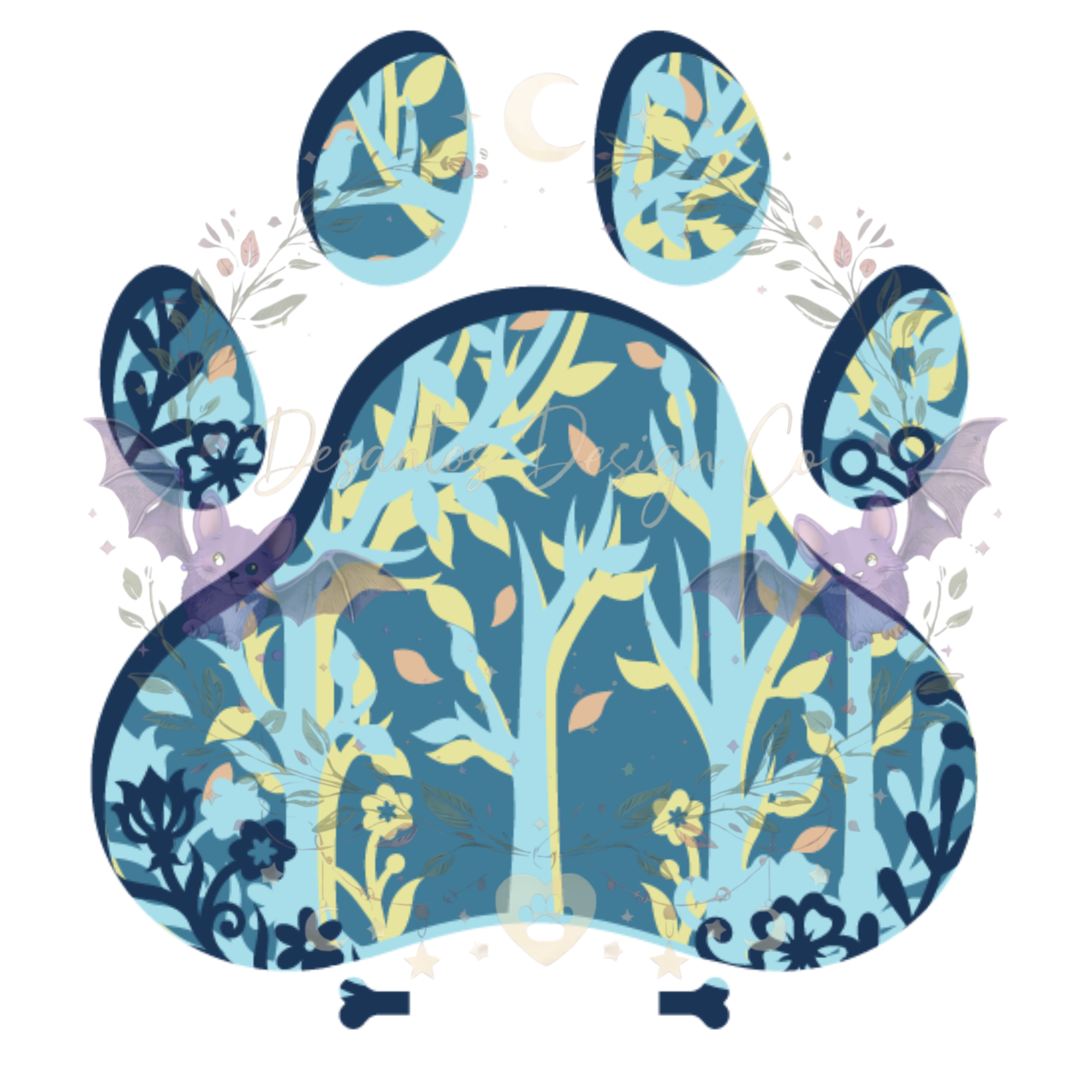 Forest Paw Shadow Box