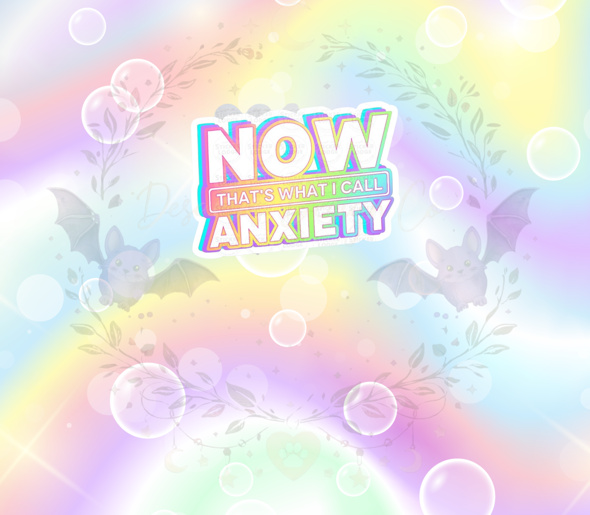 Rainbow Anxiety Tumbler