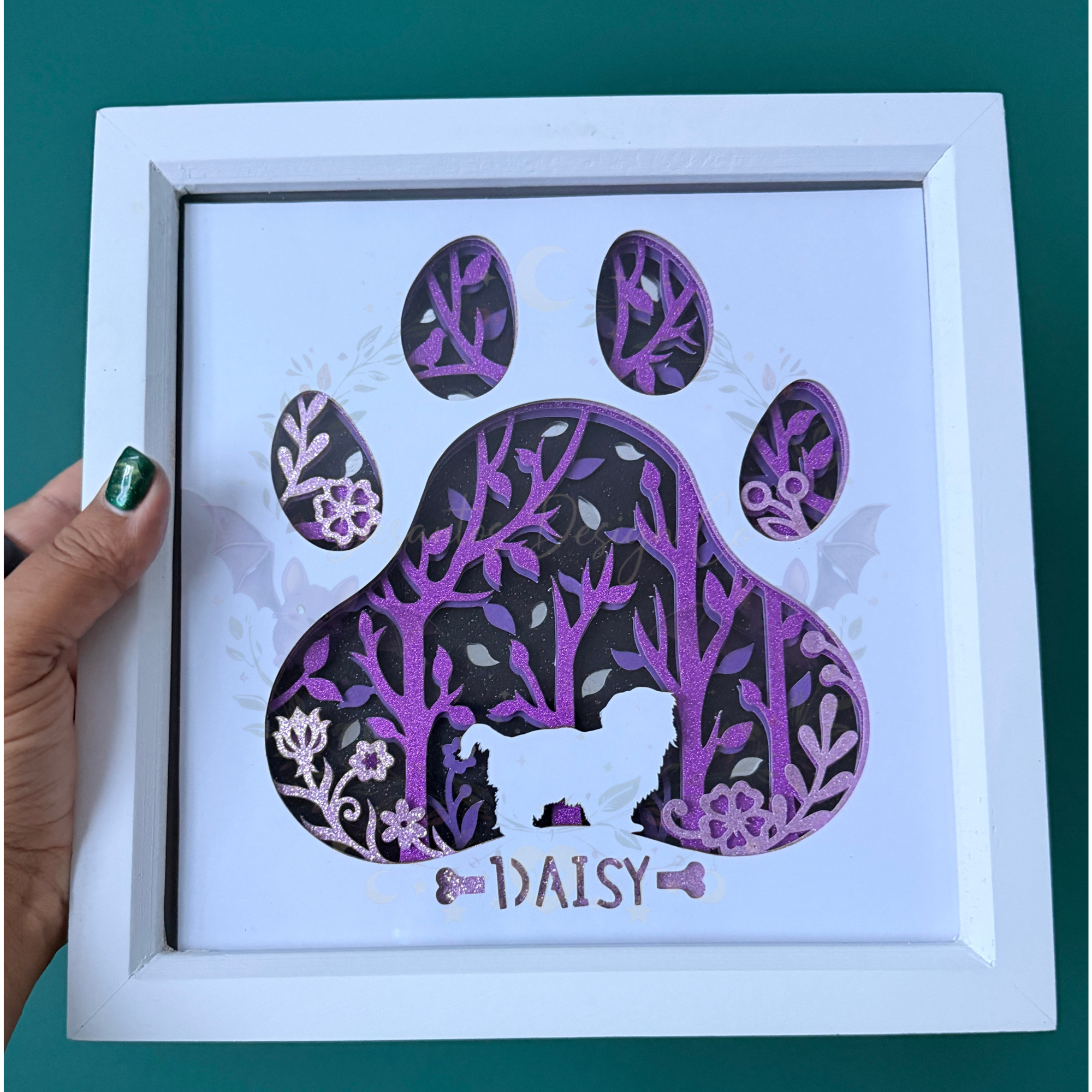 Forest Paw Shadow Box