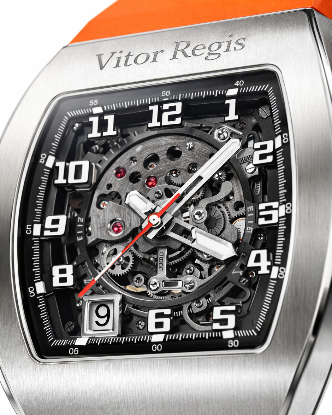 Relógio Mecânico Skeleton Vitor Regis – Edição Performance