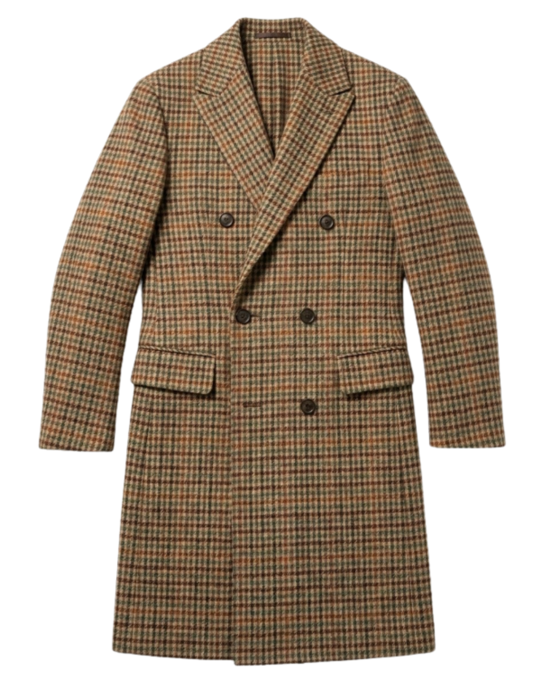 Casaco Double-Breasted Xadrez